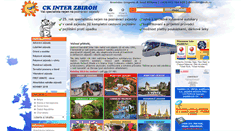 Desktop Screenshot of e-poznavaci-zajezdy.cz